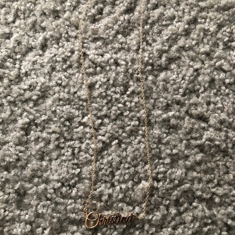 Custom Named Necklace Christina